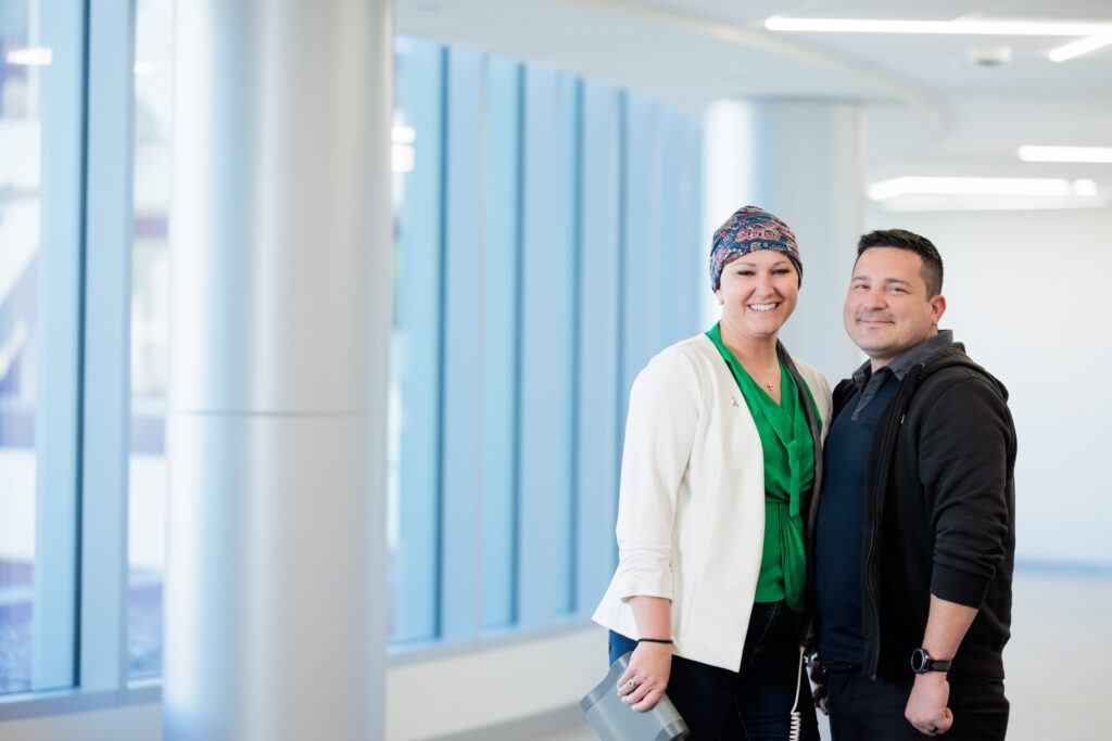 Jenn y su esposo Matt