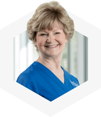 Catherine Vrona hexagon cutout