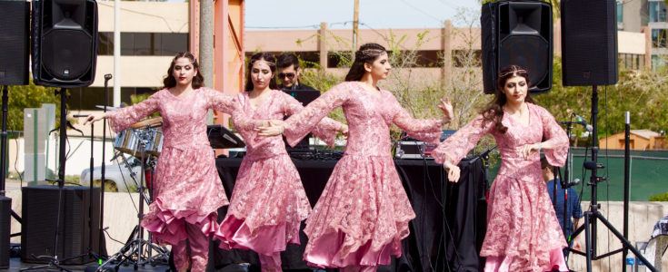 Women dancing at Persian New Year Festival