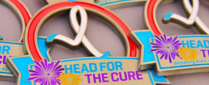 Head For The Cure medals