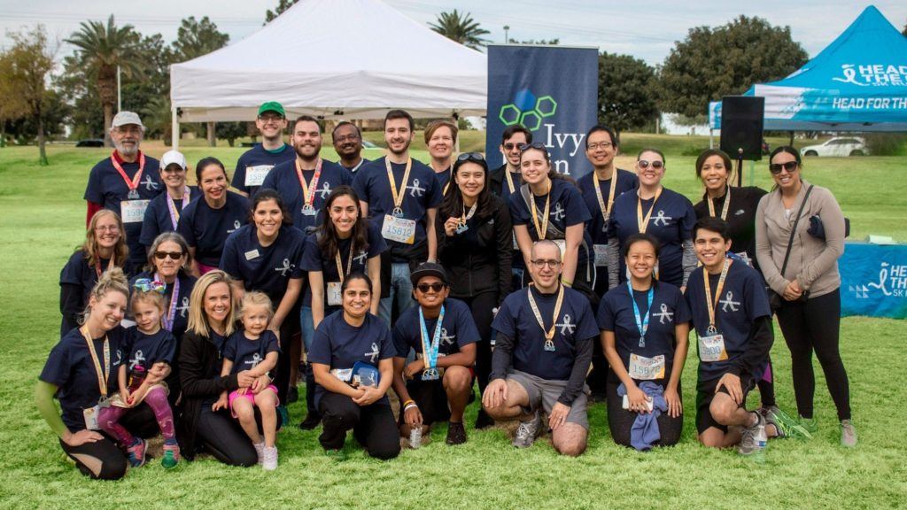 Ivy team at the HFTC 2019 walk