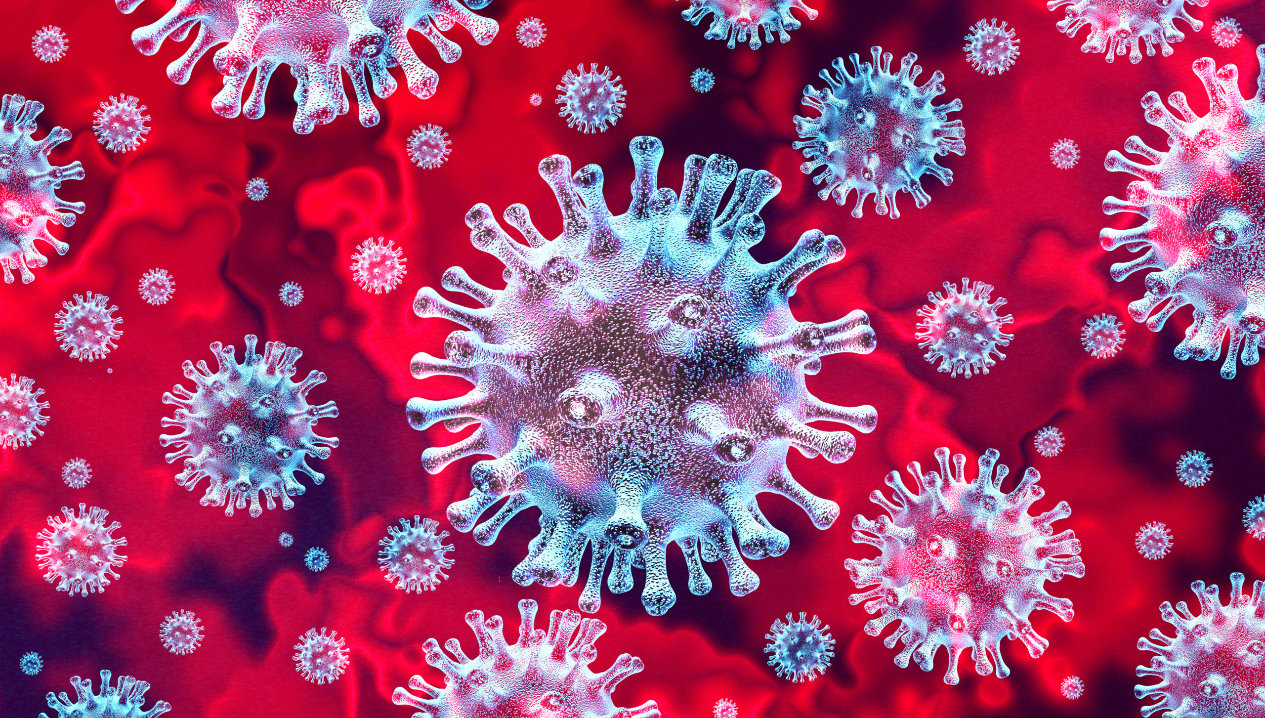 3D Rendering of Coronavirus