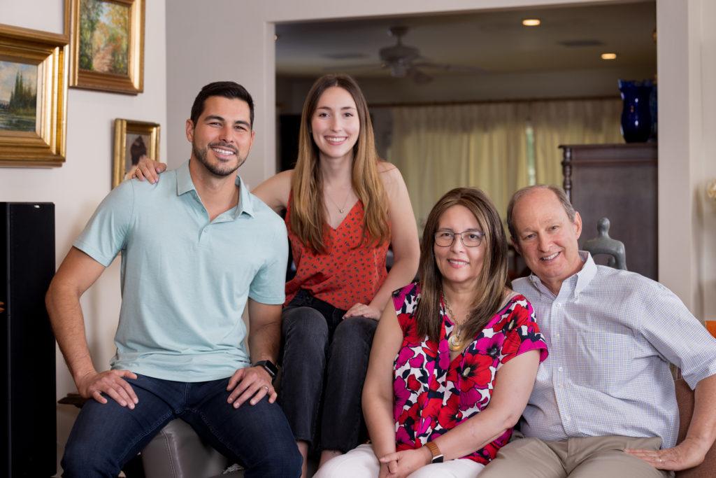Patricia Levy with family
