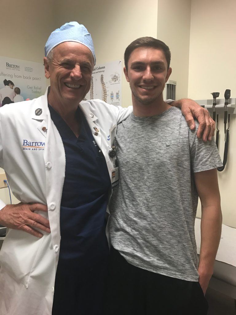 Dr. Robert Spetzler and Matthew Dufault