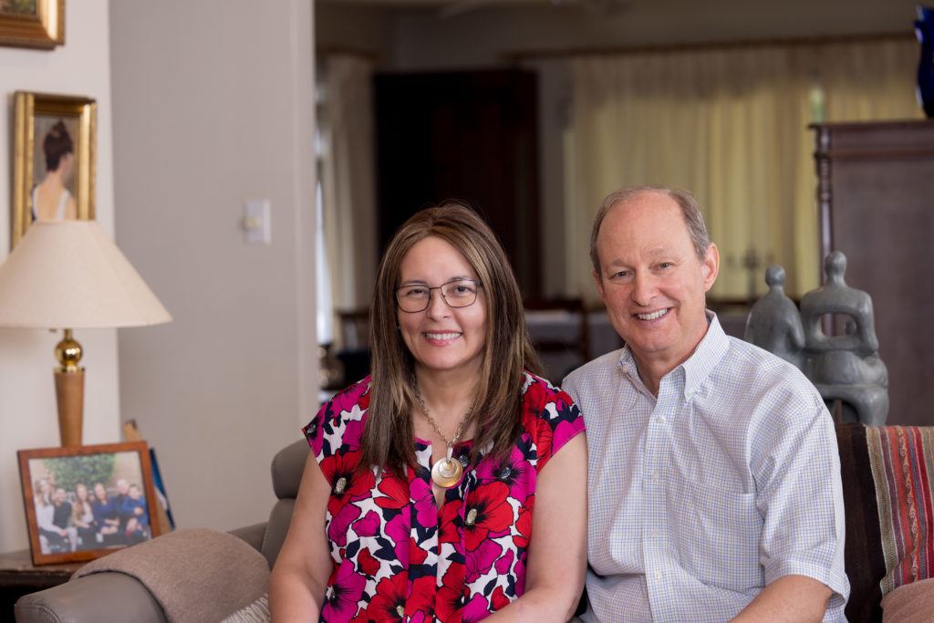 Patricia Levy with husband, Ken