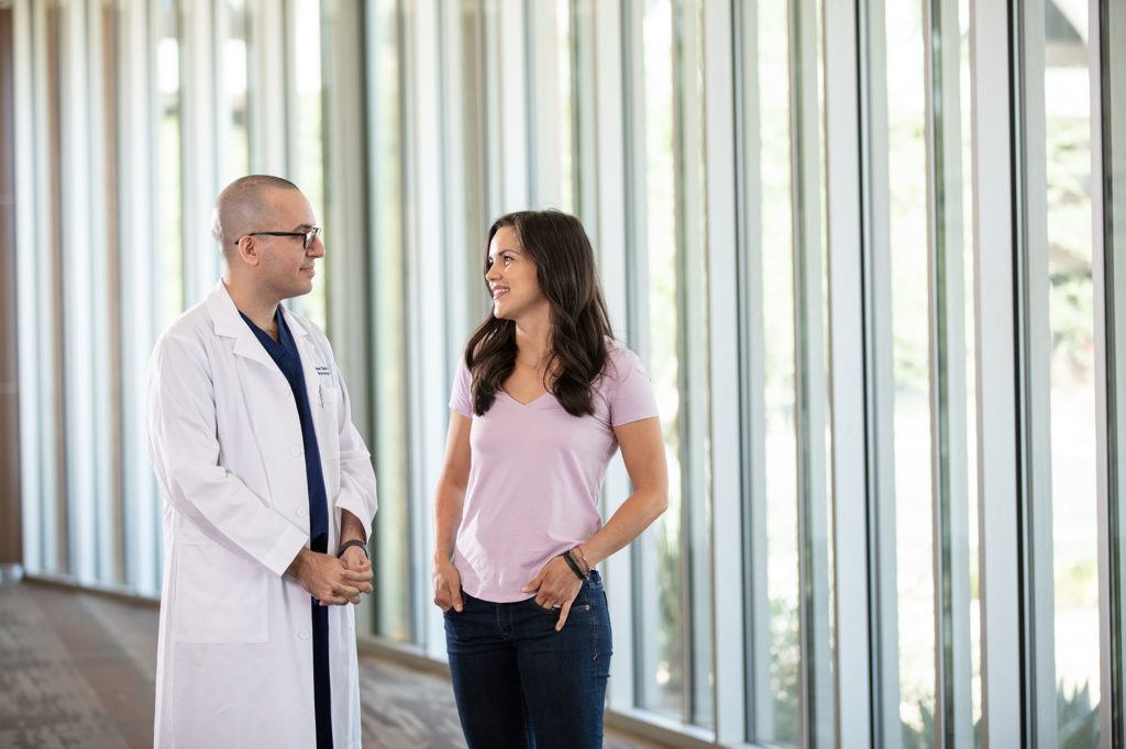 Andy with Dr. Nader Sanai