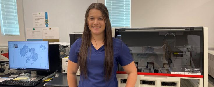 Research Technician in lab